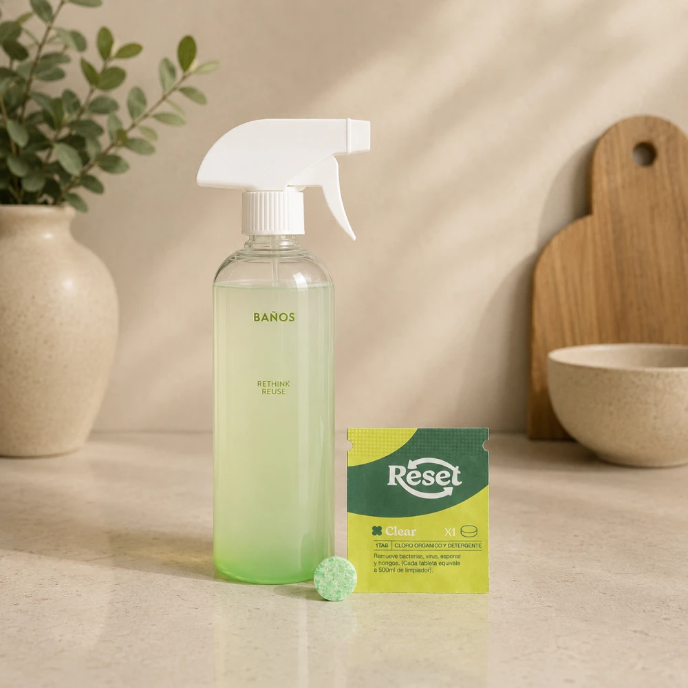 CLEAR: Cloro Orgánico en tab - Sin Fragancia (Ácido Hipocloroso) - Imagen 5