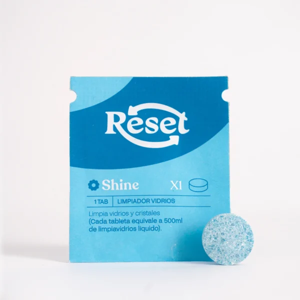 SHINE: Limpiavidrios y Cristales en tab - Sin Fragancia